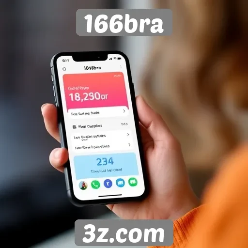 Funcionamento da plataforma 166bra em dispositivos móveis