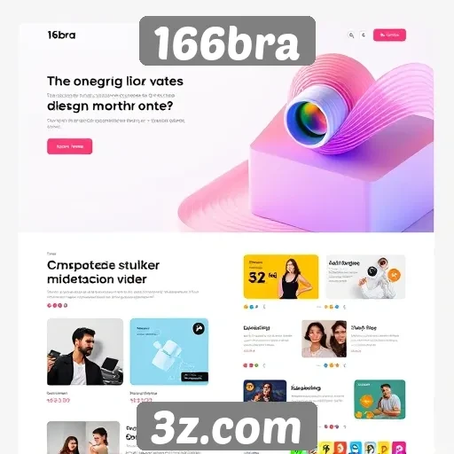 Evolução do design do site 166bra