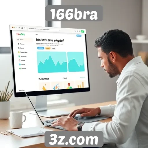 Experiência de usuário no site 166bra